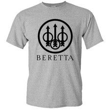BERETTA Guns Firearms Men's Gray T-Shirt