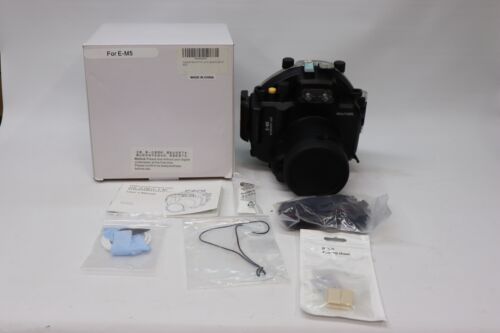 Olympus OMD EM5 & 12-50mm Lens 40M Waterproof Underwater Camera Housing Case