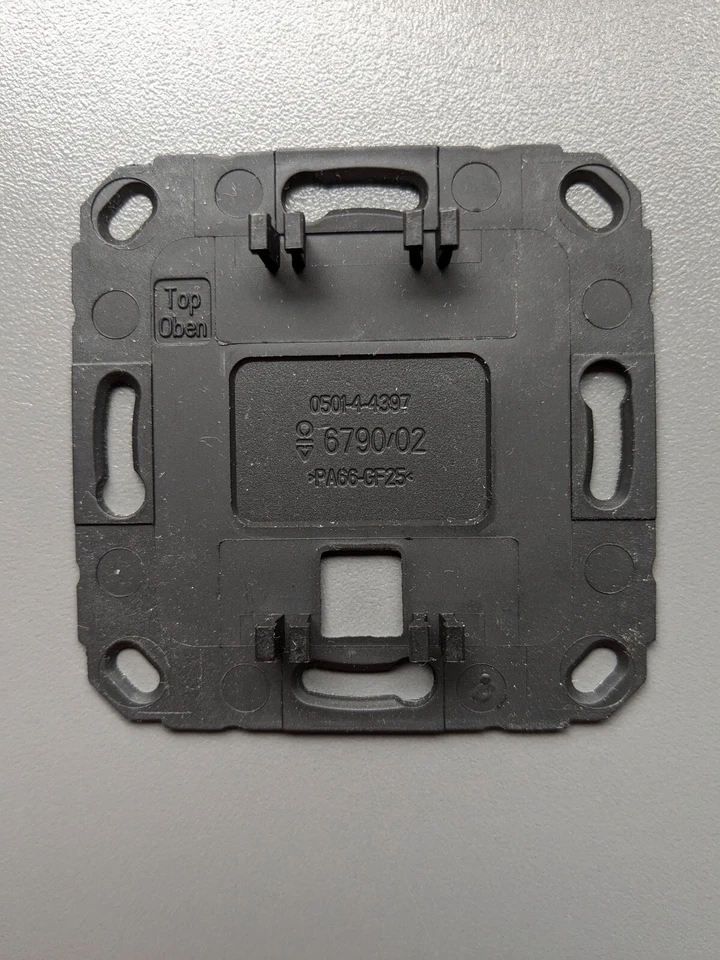 Busch-Jaeger Bedienelement 2-fach 6732-866 Pur Edelstahl Sender/Fernbedienungen - Bild 3 von 4