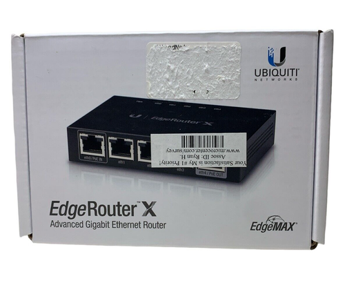 * Ubiquiti Networks, model # ER-X EdgeRouter X 5-Port Gigabit Wired Router