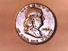 U S 1954 D Franklin Half Dollar Fine