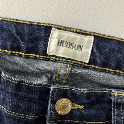Hudson Jeans Youth Girls Skinny Jegging Size 16 Dark Wash Stretch Denim Raw Hem - Picture 5 of 8
