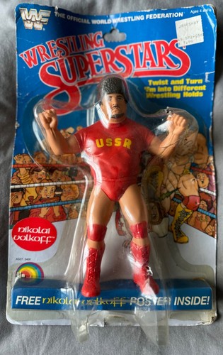 LJN NOT MOC WWF Nikolai Volkoff figure Wrestling S...