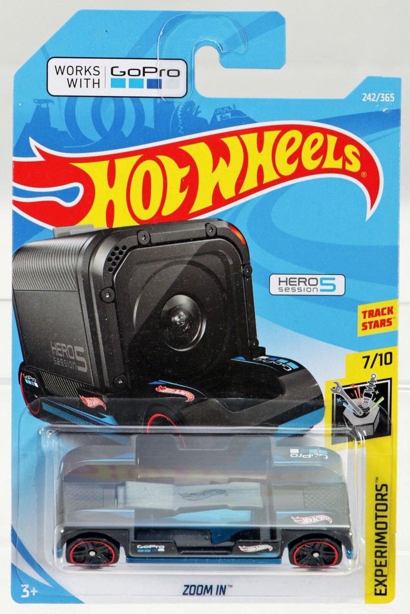 Hot Wheels Zoom In Experimotors Foreign Series works w/GoPro