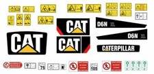 Compatible Decals For Caterpillar D6N XL Complete Adhesive Kit