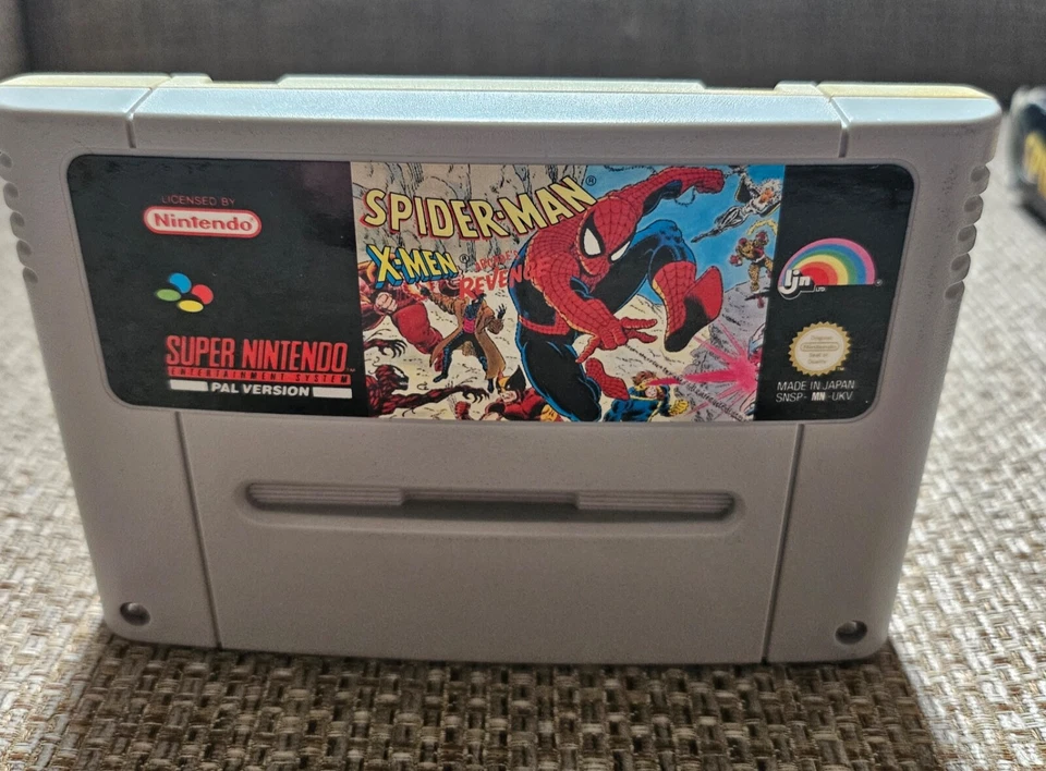 Spider-Man X-Men Arcade's Revenge Super Nintendo SNES game PAL - Complete - Image 2 of 4