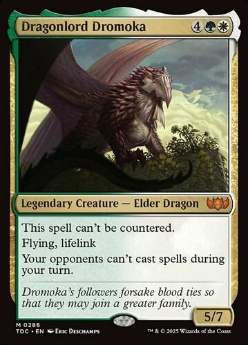 Dragonlord Dromoka - 286 - NM - Commander: Tarkir: Dragonstorm - MTG