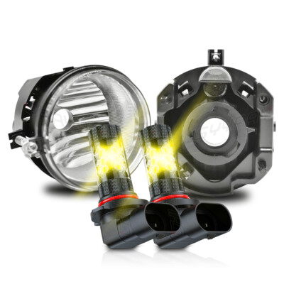For 2005-2010 Dodge Challenger Charger Amber Lens Pair Bumper Fog Lights  Lamp | eBay