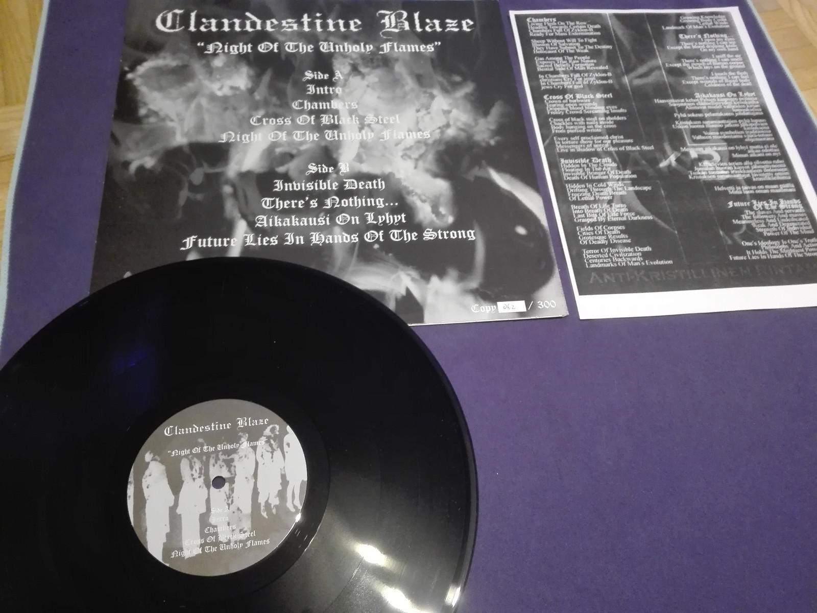 Clandestine Blaze ‎– Night Of... -- DEATHSPELL OMEGA, MARDUK MAYHEM,DARKTHRONE - Bild 2 von 2