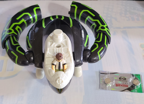 RARE HTF ~ BEN 10 Alien Cruiser Upgrade Nanite Tracker SPACE SHIP BANDAI 2006 - Bild 16 von 20