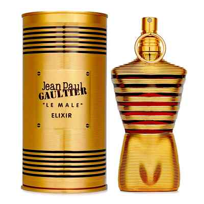 Jean Paul Gaultier Le Male Elixir by JPG, 2.5 oz Parfum Spray for Men