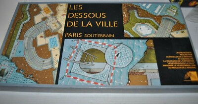 LES DESSOUS DE LA VILLE Paris Souterrain French BOARD GAME Ludodelire Complete