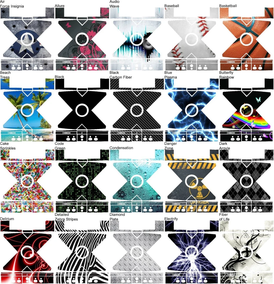 Cualquier 1 calcomanía de vinilo/diseño de piel para consola Xbox original - ¡Envío gratuito a EE. UU.! Foto 2 de 4