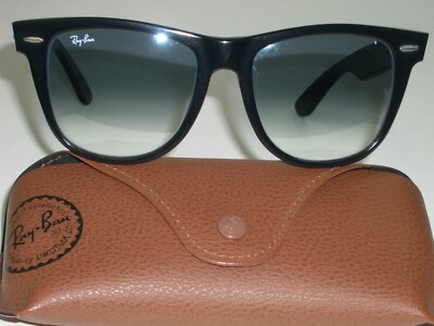 【美品】80s B&L RAY-BAN USA WAYFARER Ⅱ エボニィ Vintage B&L Ray Ban USA Wayfarer II 54mm Black & white