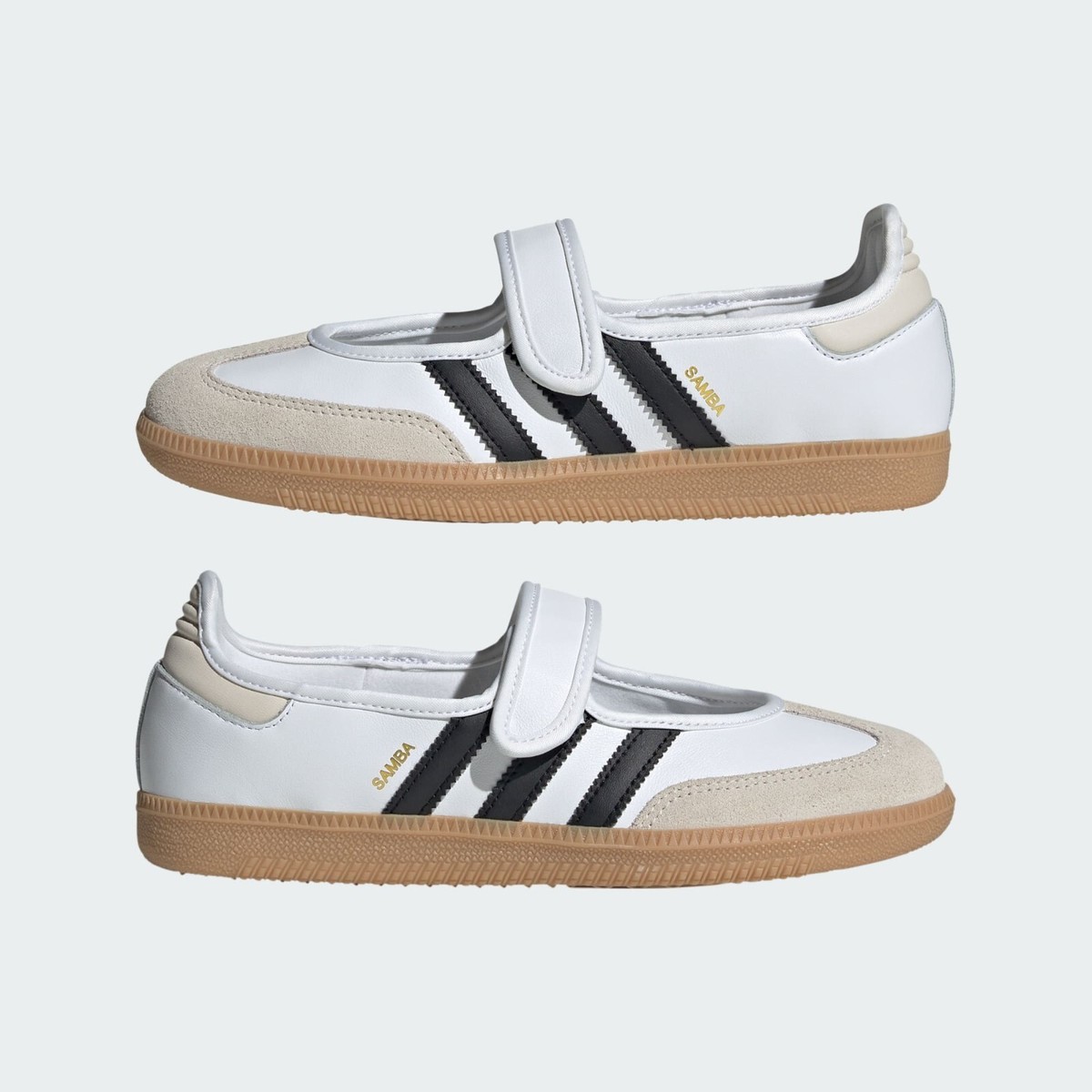 【adidas】SAMBA JANE ウィメンズ スニーカー JR1402 Adidas SAMBA JANE JR1402 White/Black Women's Sneakers | eBay