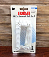 RCA 12 Ft White Replacement Handset Coil Cord TP280W For Phone Receiver NIP