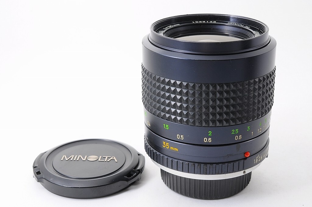 【希少】動作◎ ミノルタ MC W.ROKKOR-HH 35mm F1.8 66 Minolta Rare MC W.Rokkor-HH 35mm f1.8 FAST Wide Angle Lens