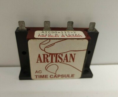 GUARANTEED! ARTISAN 115V 1-10 SEC TIME DELAY MODULE ATCD0-115-2