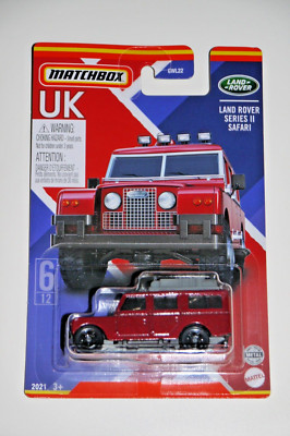 MATCHBOX UK 2021 - 06/12 - LAND ROVER SERIES II SAFARI - ROT