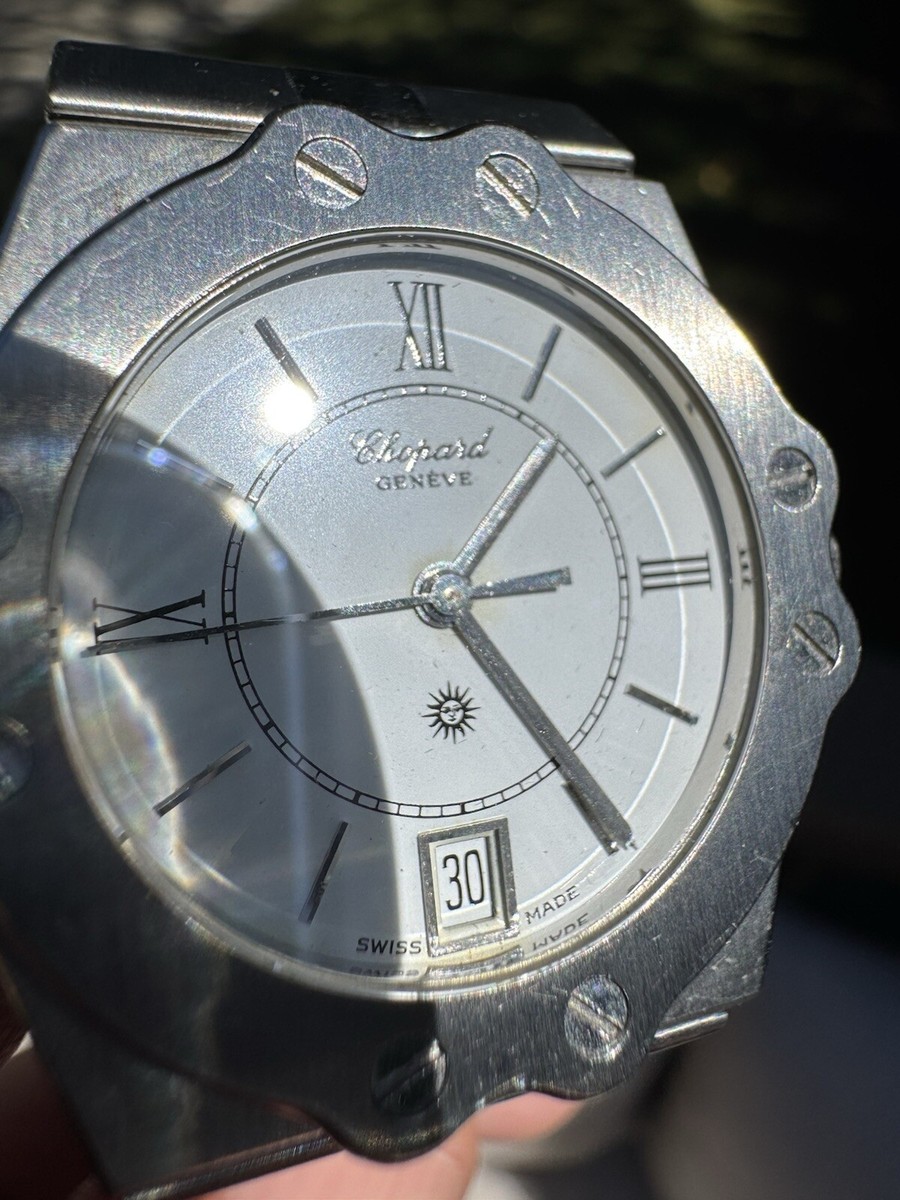 Chopard St. Moritz 8025 Steel Watch Unpolished Quartz 32mm | eBay