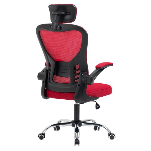 Mesh Back Home Office Chair with Armrest Swivel 5 Casters Computer Desk Chair - Picture 145 of 231