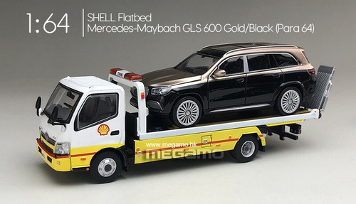 1/64 TINY Toyota Hino 300 Shell Flatbed Tow Truck Working flatbed Diecast Model - Picture 25 of 32