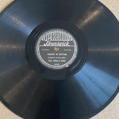 JAZZ The Jungle Band - Ellington 78 rpm Brunswick 6038 ROCKIN IN RHYTHM hot V+ - Picture 1 of 5