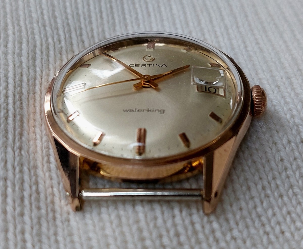 CERTINA waterking 21J 1960年代稼働美品 New Old Stock Certina Waterking dress mechanical vintage