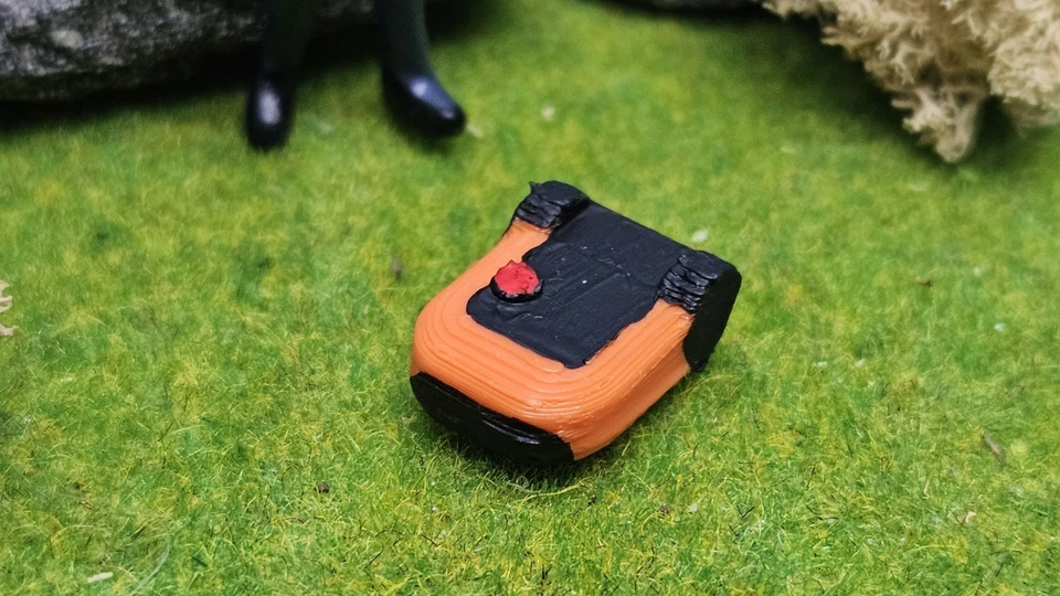 Mini Rasenroboter Mähroboter Landroid Style - filigran - für Spur 1 (1:32 1:35) - Bild 2 von 4