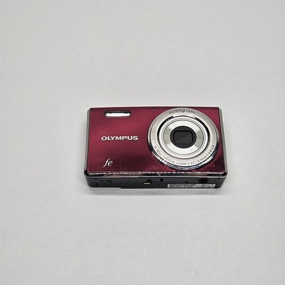 Genuine Olympus (FE-4000) 12 Mega Pixels Digital Camera Shiny Magenta W Battery 