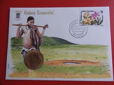 *Numisbrief  Aquatorialguinea mit 10 Francs 1985*  (ALB37)