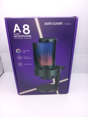 FIFINE Ampligame A8 Gaming Microphone for Streaming & Podcasting Pink