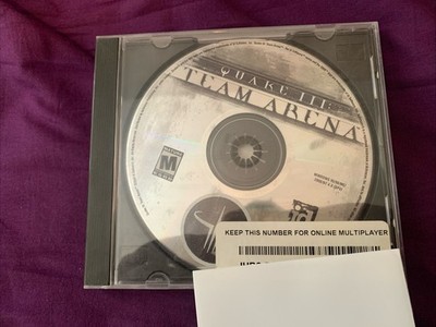 Quake III Team Arena PC CD-Rom Video Game Quake 3 Activision No Manual