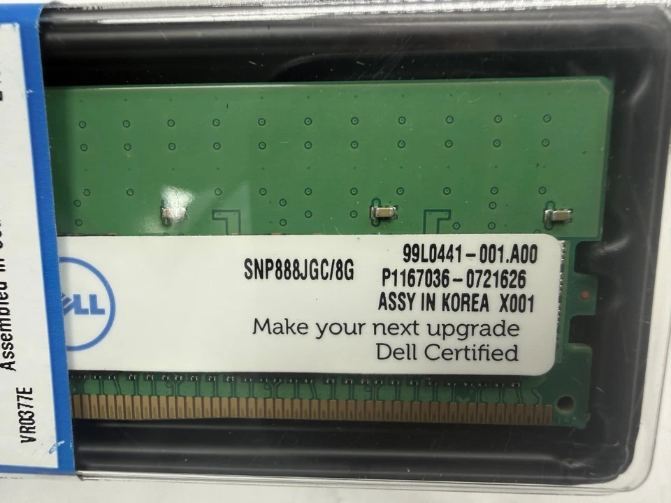 32GB (4x 8GB) Dell Memory Module Upgrade 8G Model SNP888JGC/8G Servers PC4-2400T - Image 3 of 3
