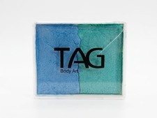 Tag Body Art, PEARL TEAL / PEARL SKY BLUE 50g SPLIT- CRACKED