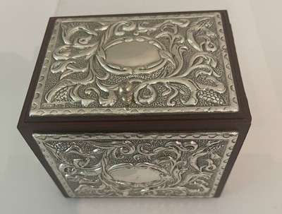 Vtg. Polish Hand-carved Wooden Trinket Box
