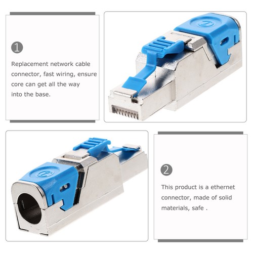 Crimp-freier Kristallkopf Ethernet-Netzwerkkabelstecker Netzwerkkabelanschluss - 第 7/12 張圖片