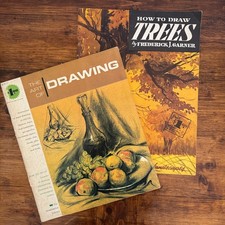 Vintage Art of Drawing Trees Painting Books - The Grumbacher Library