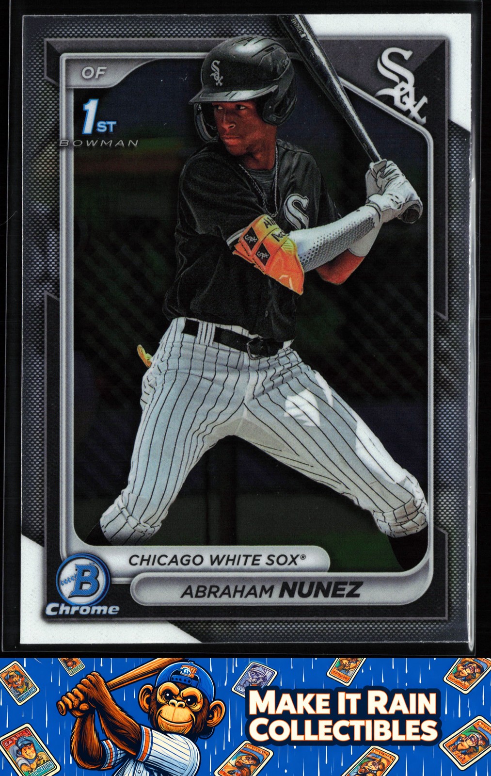 Abraham Nunez 1st 2024 Bowman Chrome Prospects #BCP-56 Chicago White Sox
