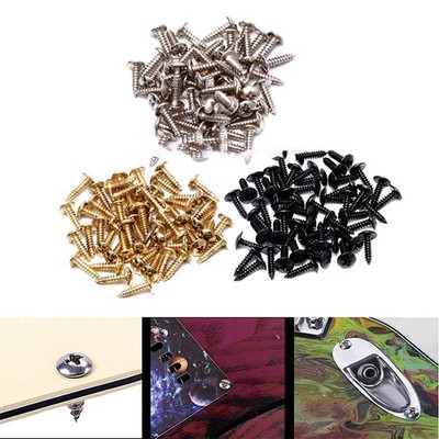 Schrauben Schlagbrett 100 Stück 3*12mm Bass E-Gitarren Gitarre Instrument