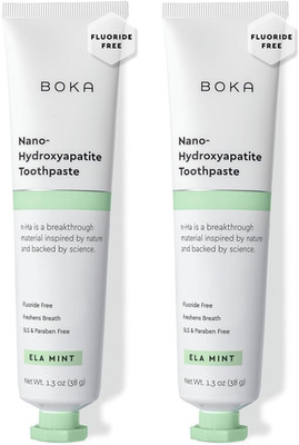 Boka Fluoride Free Toothpaste - Nano Hydroxyapatite, Remineralizing, Sensitive T