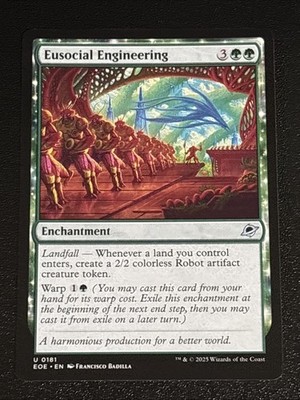MTG Edge of Eternities Eusocial Engineering 0181 NM