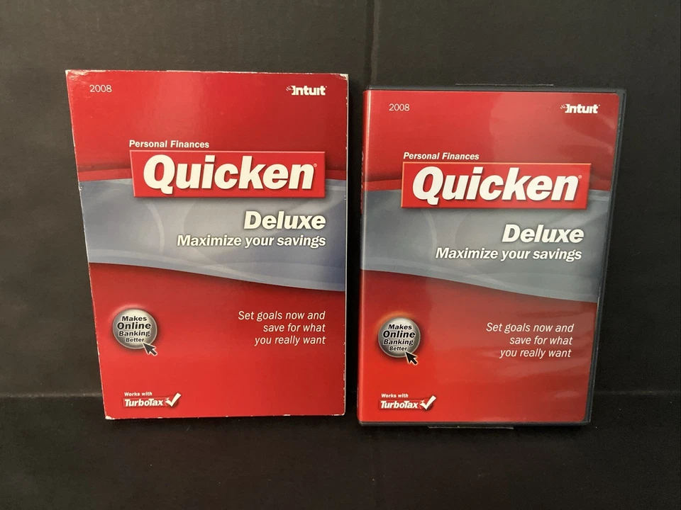 Intuit Quicken Deluxe 2008 For Windows '00/'03/XP/Vista NOT for Win 10/11 - Image 3 of 4