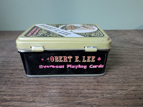 Vintage Robert E Lee Riverboat Playing Cards with Original Tin Sealed - Bild 7 von 11