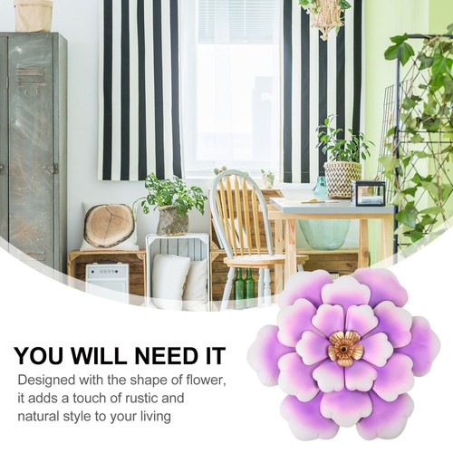 Artificial Hanging Flowers Decorations Metal Wall Decorative Iron - Picture 8 of 12