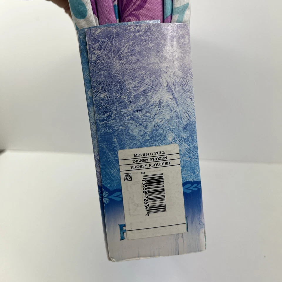 Набор простыней Disney Frozen ПОЛНЫЙ РАЗМЕР МОРОЗНЫЙ ЦВЕТ 4 шт. | Анна Эльза - Изображение 3 из 4
