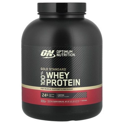 Optimum Nutrition Gold Standard 100 Whey Coffee 5 lbs 2 27 kg Informed Choice