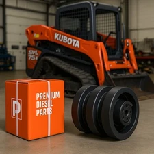 Kubota V0511-25104 Bottom Track Roller For SVL75-2 Compact Track Loader OEMrepl.