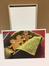 Hallmark Christmas Cards Gingerbread Man Cookies 20 Pack NEW