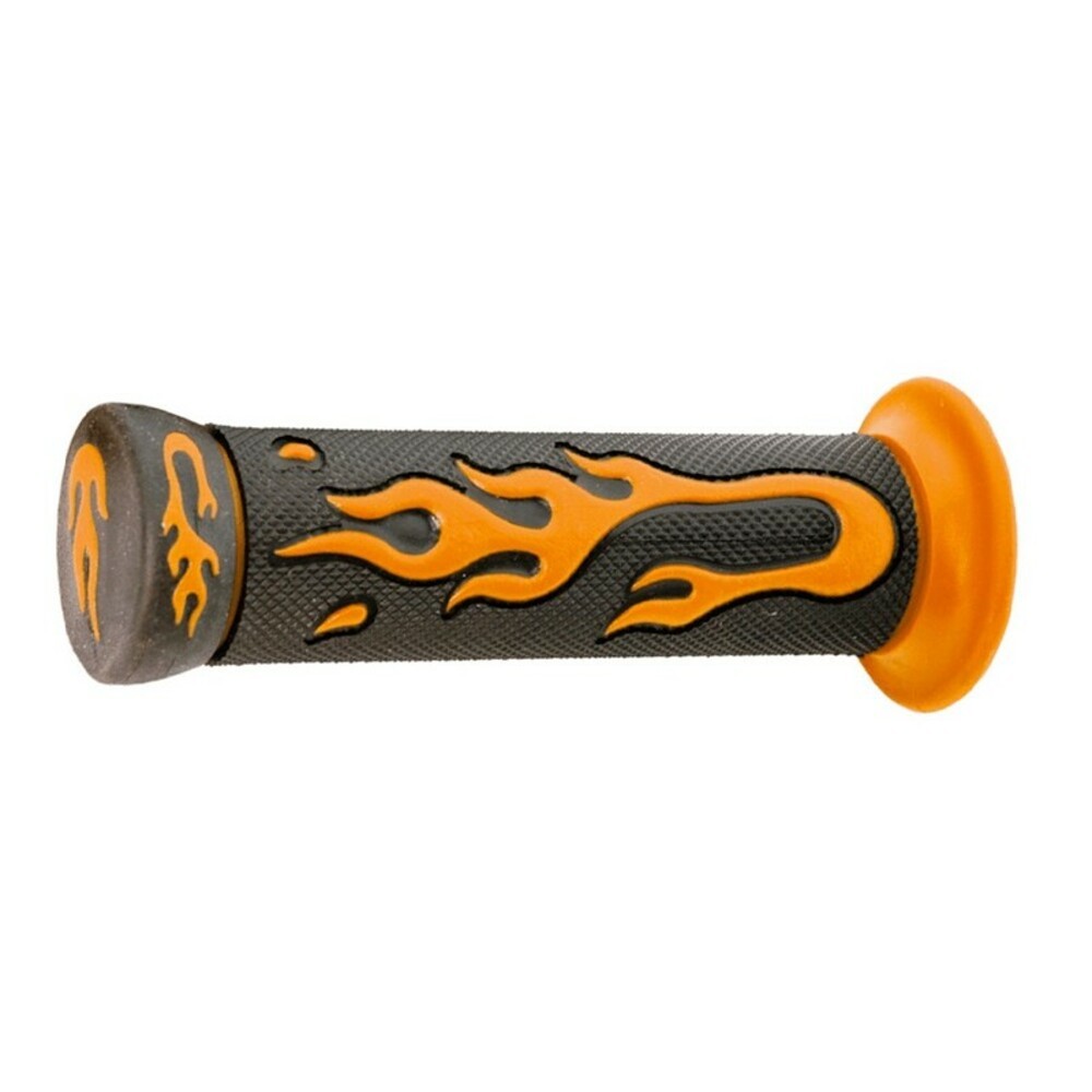 Torque Cuffs Rubber Black/Orange Flame V Parts for Moto Spare Parts